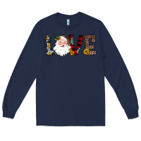 Navy love santa Long Sleeve Tee - JahusDesignShop