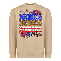 Mushroom Merica merica merica vibes Heavyweight Sweatshirt - Neo Western