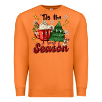Carrot 'tis the season with christmas tree and hot cocoa Premium Sweatshirt - MaliasSmallBusiness