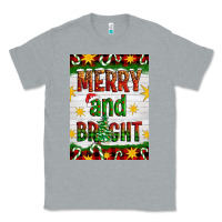 Heather Grey Merry And Bright Classic Tee - Artiststas