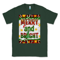 Sports Green Merry And Bright Classic Tee - Artiststas