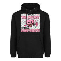 Black i teach the cutest little sweethearts Heavyweight Hoodie - MaliasSmallBusiness