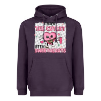 Plum i teach the cutest little sweethearts Heavyweight Hoodie - MaliasSmallBusiness