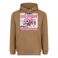 Toasted Coconut i teach the cutest little sweethearts Heavyweight Hoodie - MaliasSmallBusiness