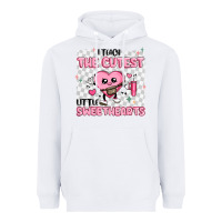 White i teach the cutest little sweethearts Heavyweight Hoodie - MaliasSmallBusiness