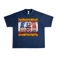Navy usa gnome Urban Heavy Tee - HRA Design Shop