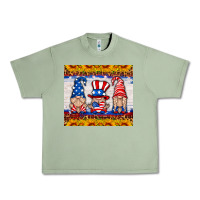 Oil Green usa gnome Urban Heavy Tee - HRA Design Shop