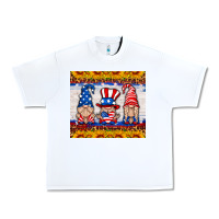 White usa gnome Urban Heavy Tee - HRA Design Shop