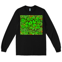 Black shamrock bomb Long Sleeve Tee - AdoDesignShop