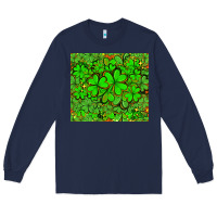 Navy shamrock bomb Long Sleeve Tee - AdoDesignShop