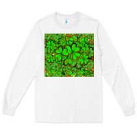 White shamrock bomb Long Sleeve Tee - AdoDesignShop