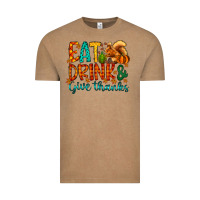 Eat Drink Give Thanks Vintage Tee | Teevron