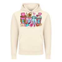 Vintage Artic valentine's day coffee cups Vintage Hoodie - Zillion Design Studio