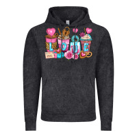 Vintage Black valentine's day coffee cups Vintage Hoodie - Zillion Design Studio