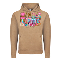 Vintage Coffee valentine's day coffee cups Vintage Hoodie - Zillion Design Studio
