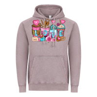 Vintage Zinc valentine's day coffee cups Vintage Hoodie - Zillion Design Studio