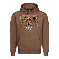 Chestnut desert thunderbird Zipper Hoodie - BarkalooDesign