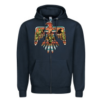 Navy desert thunderbird Zipper Hoodie - BarkalooDesign