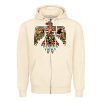 Sandshell desert thunderbird Zipper Hoodie - BarkalooDesign