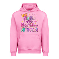 Fuchsia Pink nana of the birthday princess Urban Hoodie - NancyCooperArtShop