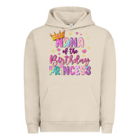 Pigment French Oak nana of the birthday princess Urban Hoodie - NancyCooperArtShop