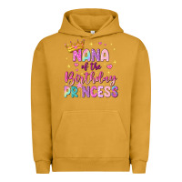 Pigment Peanut Butter nana of the birthday princess Urban Hoodie - NancyCooperArtShop