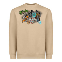 Mushroom hello summer Heavyweight Sweatshirt - SublimationCraftShop