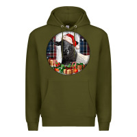 Army Green christmas dorper sheep Premium Hoodie - LillyAllenDesigns