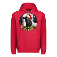 Cardinal christmas dorper sheep Premium Hoodie - LillyAllenDesigns