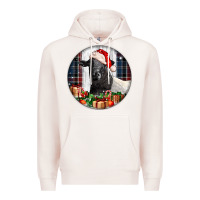 Pale Pink christmas dorper sheep Premium Hoodie - LillyAllenDesigns