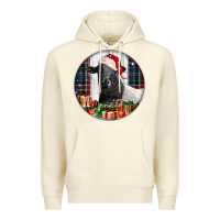 Sandshell christmas dorper sheep Premium Hoodie - LillyAllenDesigns
