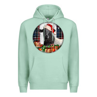Seafoam christmas dorper sheep Premium Hoodie - LillyAllenDesigns