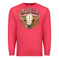 Cardinal bullskull mama Premium Sweatshirt - NancyCooperArtShop