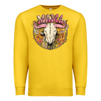 Lemon bullskull mama Premium Sweatshirt - NancyCooperArtShop