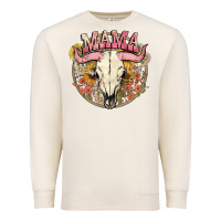 Sandshell bullskull mama Premium Sweatshirt - NancyCooperArtShop