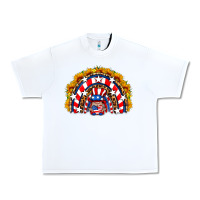 White usa gnome sunflower rainbow Urban Heavy Tee - HRA Design Shop