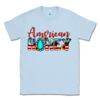 Dusty Blue american honey Classic Tee - JahusDesignShop