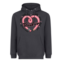 Smoke valentine's day pencil heart teacher quotes Heavyweight Hoodie - MaliasSmallBusiness