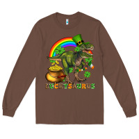 Chestnut luckysaurus and st patricks Long Sleeve Tee - AdoDesignShop