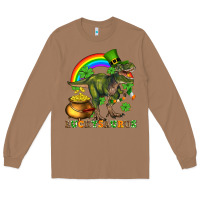 Toasted Coconut luckysaurus and st patricks Long Sleeve Tee - AdoDesignShop