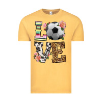Vintage Mustard western love soccer Vintage Tee - HRA Design Shop
