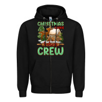 Black Christmas cookie baking crew Zipper Hoodie - Jasminsmagicworld