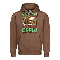Chestnut Christmas cookie baking crew Zipper Hoodie - Jasminsmagicworld