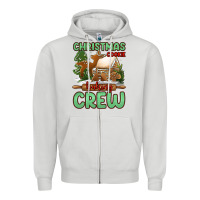 Dove Grey Christmas cookie baking crew Zipper Hoodie - Jasminsmagicworld