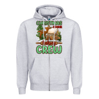 Heather Grey Christmas cookie baking crew Zipper Hoodie - Jasminsmagicworld