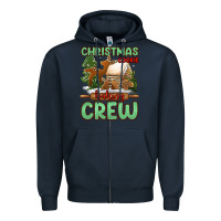 Navy Christmas cookie baking crew Zipper Hoodie - Jasminsmagicworld