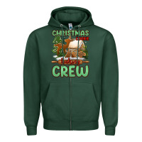Sports Green Christmas cookie baking crew Zipper Hoodie - Jasminsmagicworld