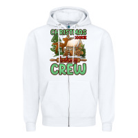 White Christmas cookie baking crew Zipper Hoodie - Jasminsmagicworld
