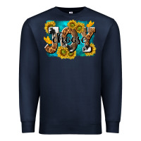 Navy choose joy Premium Sweatshirt - NancyCooperArtShop