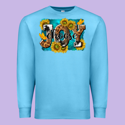 Choose Joy Premium Sweatshirt Designed By Nancycooperartshop